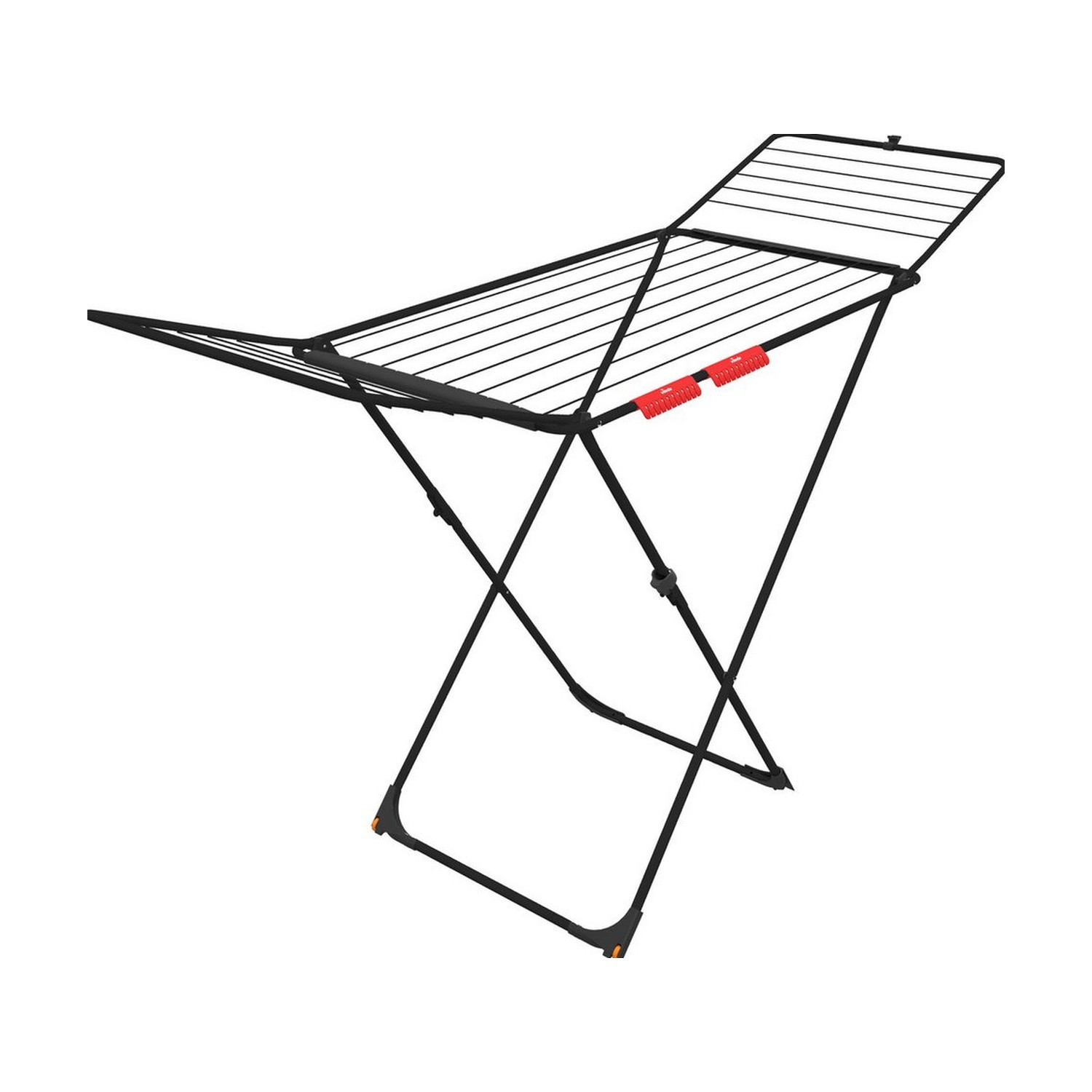 Vileda UNIVERSAL Ultimate Wäscheständer, mattschwarz, zusammenklappbar, 12 kg Belastbarkeit