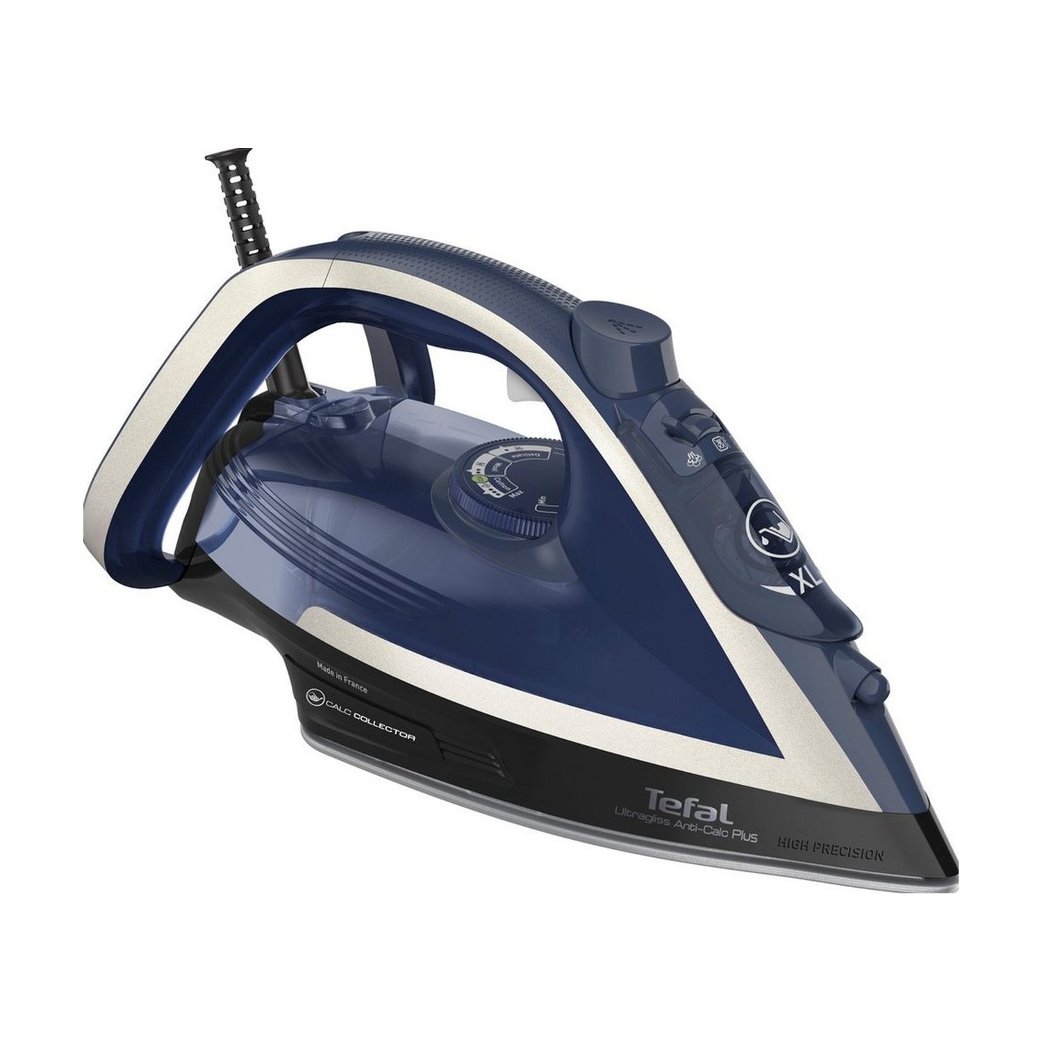 Tefal FV6846 Dampfbügeleisen, 2800 W, blau/weiß, abnehmbarer Kalk-Kollektor, 50 g/min